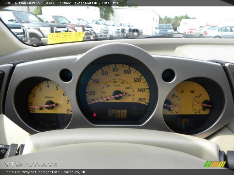 Polished Pewter Metallic / Cafe Latte 2003 Nissan Murano SE AWD