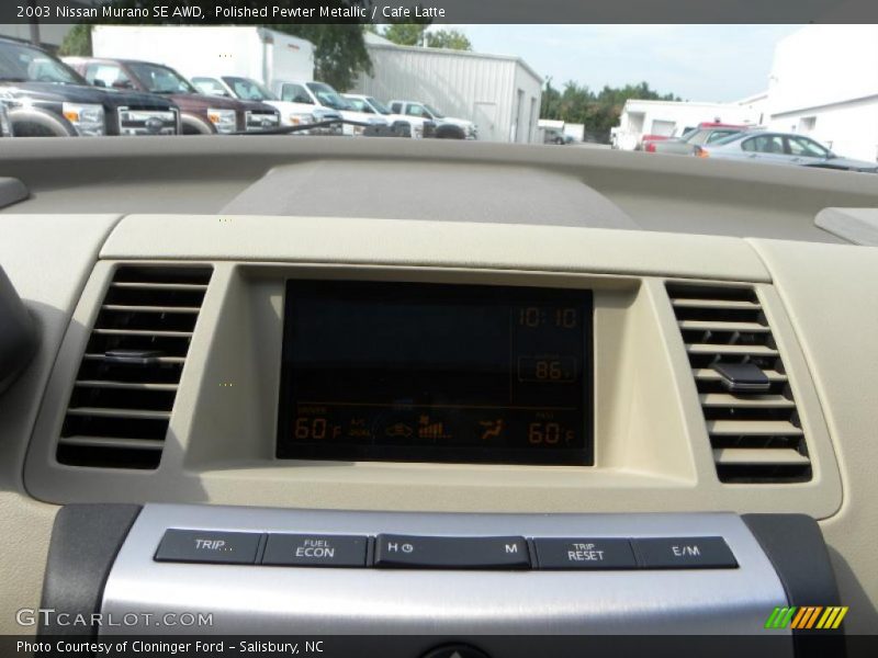 Polished Pewter Metallic / Cafe Latte 2003 Nissan Murano SE AWD