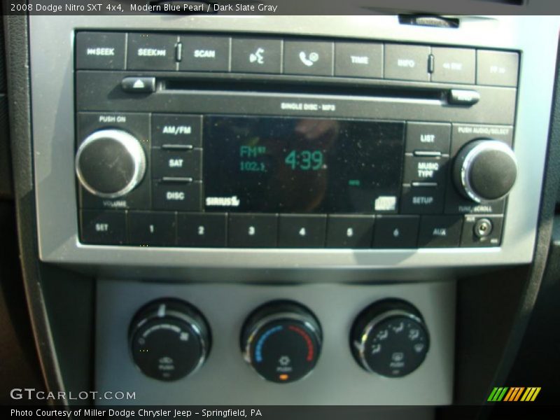 Modern Blue Pearl / Dark Slate Gray 2008 Dodge Nitro SXT 4x4