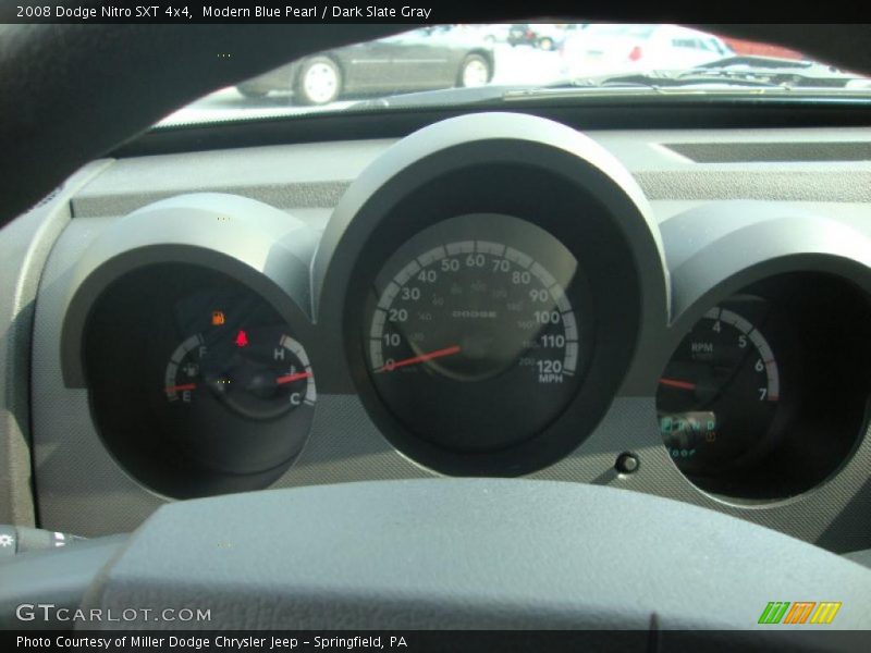 Modern Blue Pearl / Dark Slate Gray 2008 Dodge Nitro SXT 4x4
