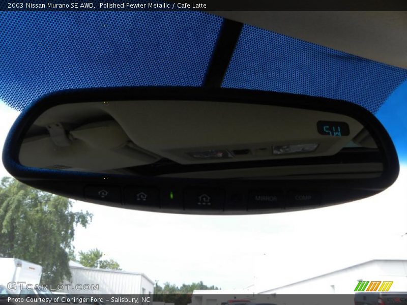 Polished Pewter Metallic / Cafe Latte 2003 Nissan Murano SE AWD