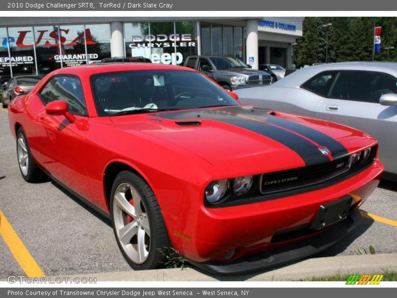 TorRed / Dark Slate Gray 2010 Dodge Challenger SRT8