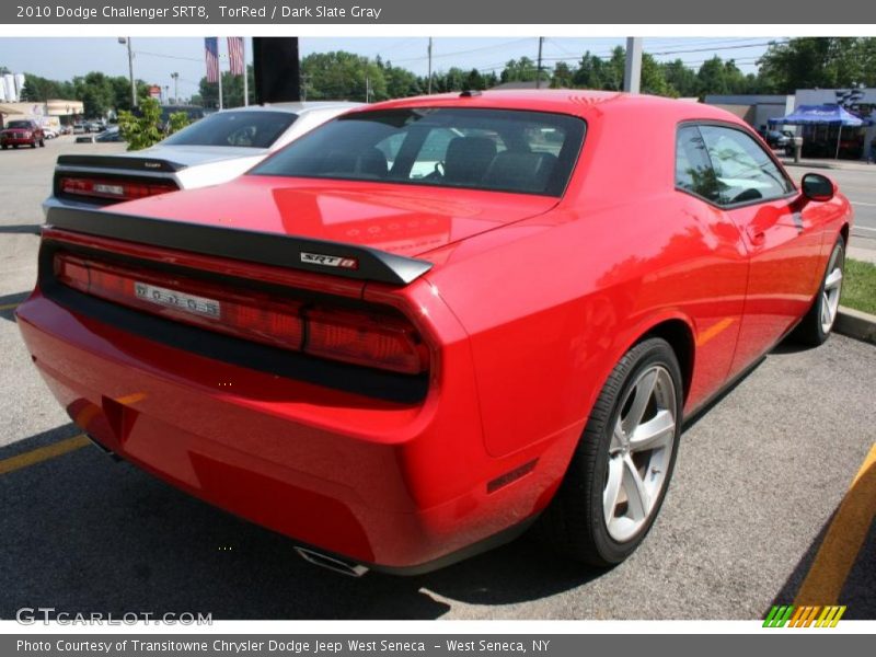 TorRed / Dark Slate Gray 2010 Dodge Challenger SRT8