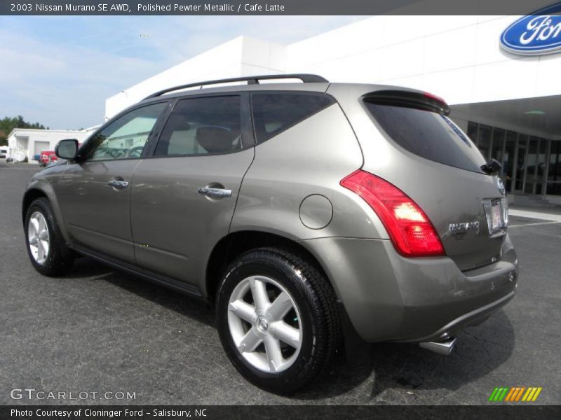 Polished Pewter Metallic / Cafe Latte 2003 Nissan Murano SE AWD