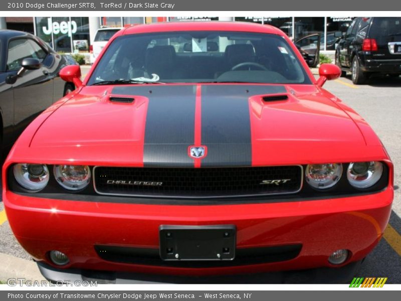 TorRed / Dark Slate Gray 2010 Dodge Challenger SRT8