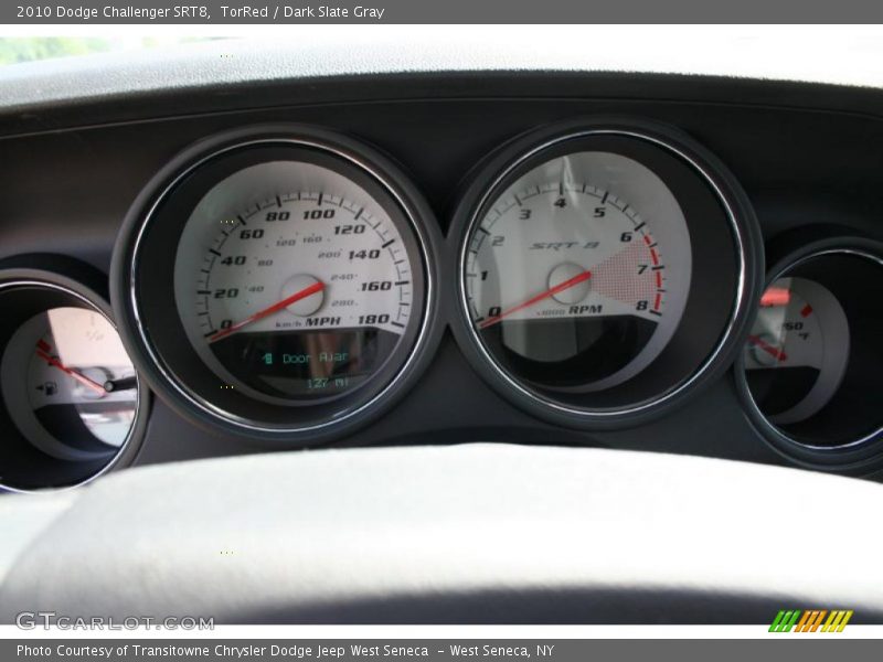 TorRed / Dark Slate Gray 2010 Dodge Challenger SRT8