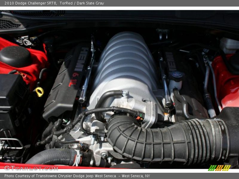 TorRed / Dark Slate Gray 2010 Dodge Challenger SRT8