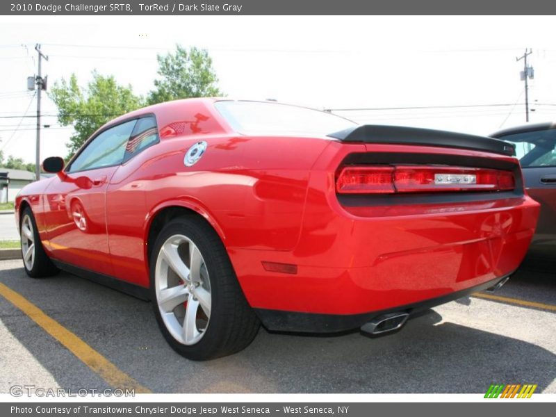 TorRed / Dark Slate Gray 2010 Dodge Challenger SRT8