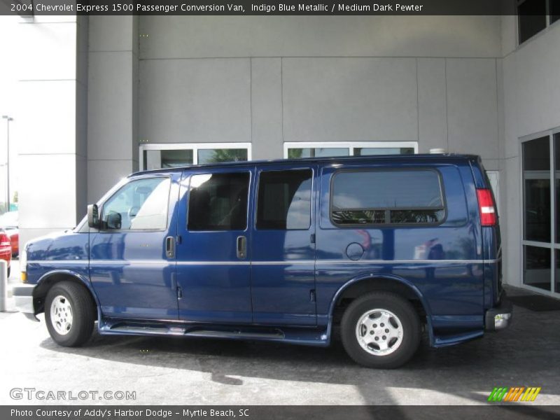 Indigo Blue Metallic / Medium Dark Pewter 2004 Chevrolet Express 1500 Passenger Conversion Van