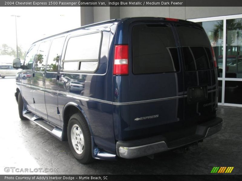 Indigo Blue Metallic / Medium Dark Pewter 2004 Chevrolet Express 1500 Passenger Conversion Van
