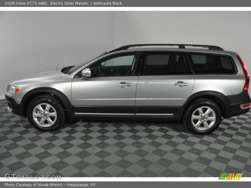 Electric Silver Metallic / Anthracite Black 2008 Volvo XC70 AWD