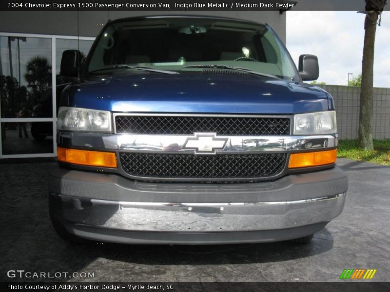 Indigo Blue Metallic / Medium Dark Pewter 2004 Chevrolet Express 1500 Passenger Conversion Van