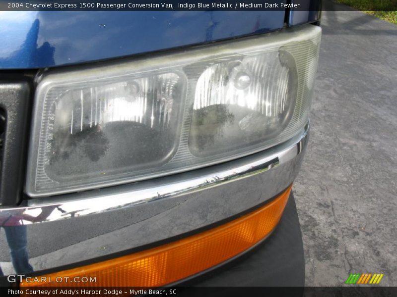 Indigo Blue Metallic / Medium Dark Pewter 2004 Chevrolet Express 1500 Passenger Conversion Van