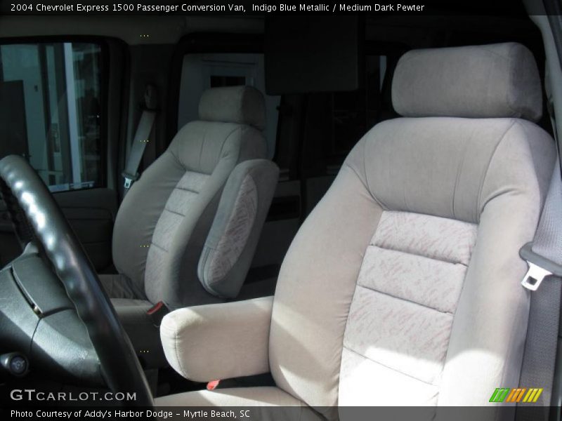Indigo Blue Metallic / Medium Dark Pewter 2004 Chevrolet Express 1500 Passenger Conversion Van