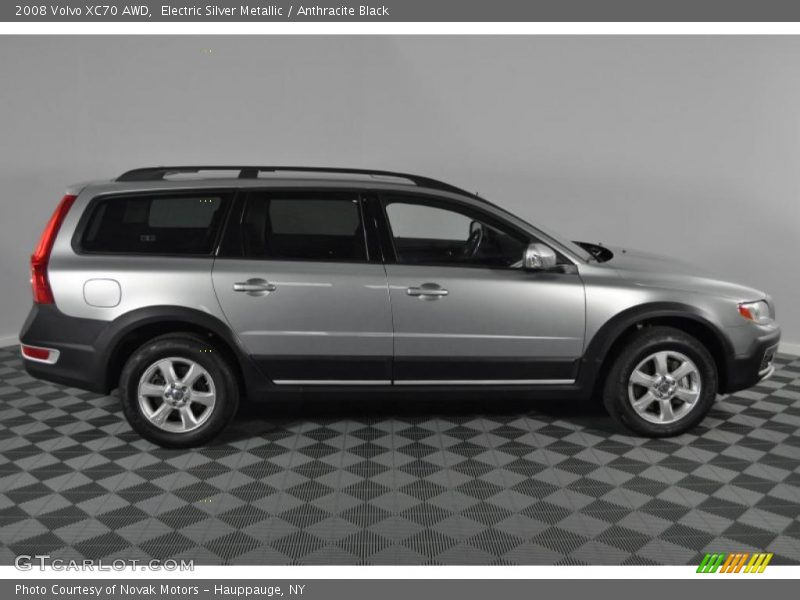 Electric Silver Metallic / Anthracite Black 2008 Volvo XC70 AWD