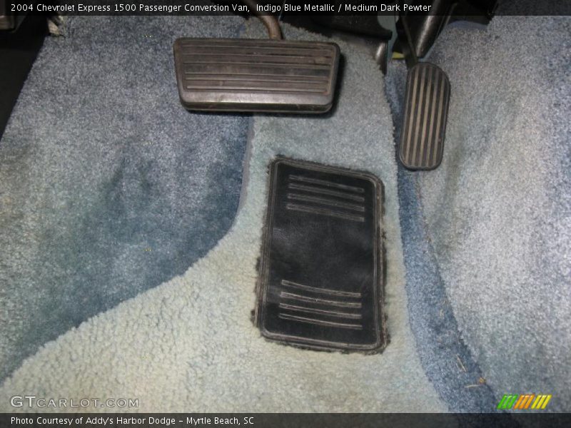 Indigo Blue Metallic / Medium Dark Pewter 2004 Chevrolet Express 1500 Passenger Conversion Van