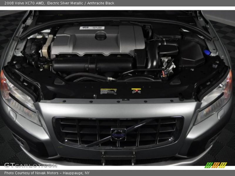 Electric Silver Metallic / Anthracite Black 2008 Volvo XC70 AWD
