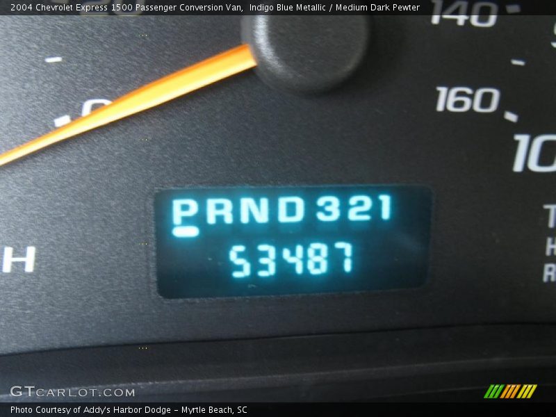 Indigo Blue Metallic / Medium Dark Pewter 2004 Chevrolet Express 1500 Passenger Conversion Van