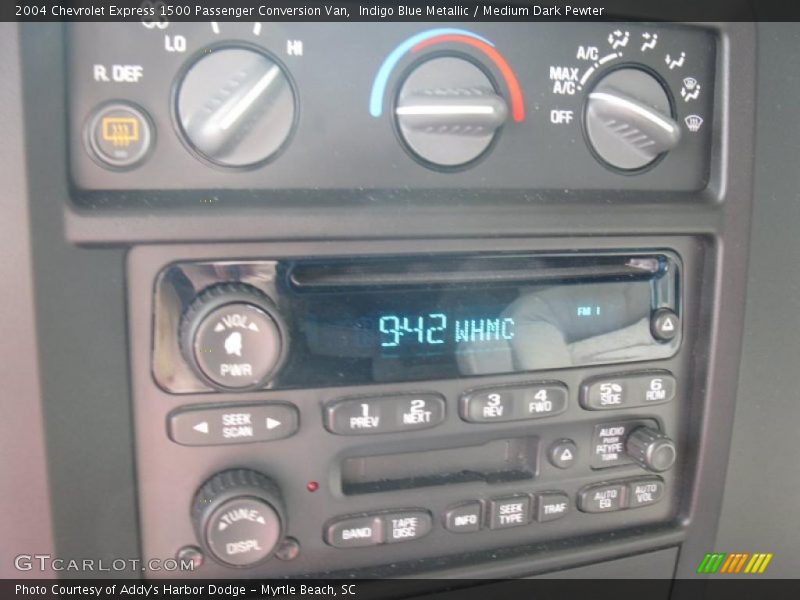 Indigo Blue Metallic / Medium Dark Pewter 2004 Chevrolet Express 1500 Passenger Conversion Van