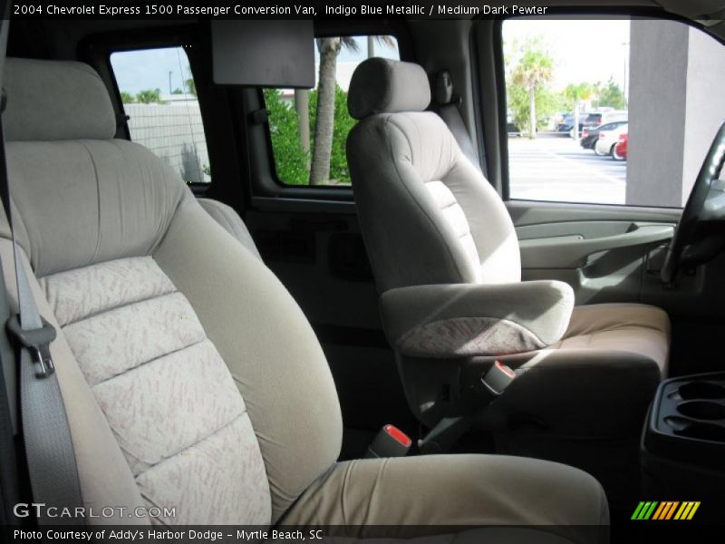 Indigo Blue Metallic / Medium Dark Pewter 2004 Chevrolet Express 1500 Passenger Conversion Van