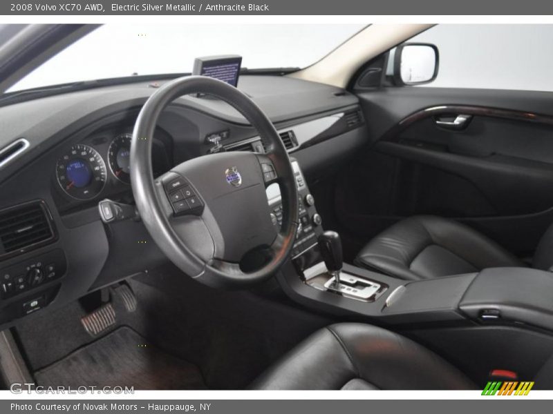 Electric Silver Metallic / Anthracite Black 2008 Volvo XC70 AWD