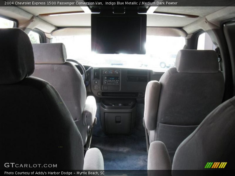 Indigo Blue Metallic / Medium Dark Pewter 2004 Chevrolet Express 1500 Passenger Conversion Van