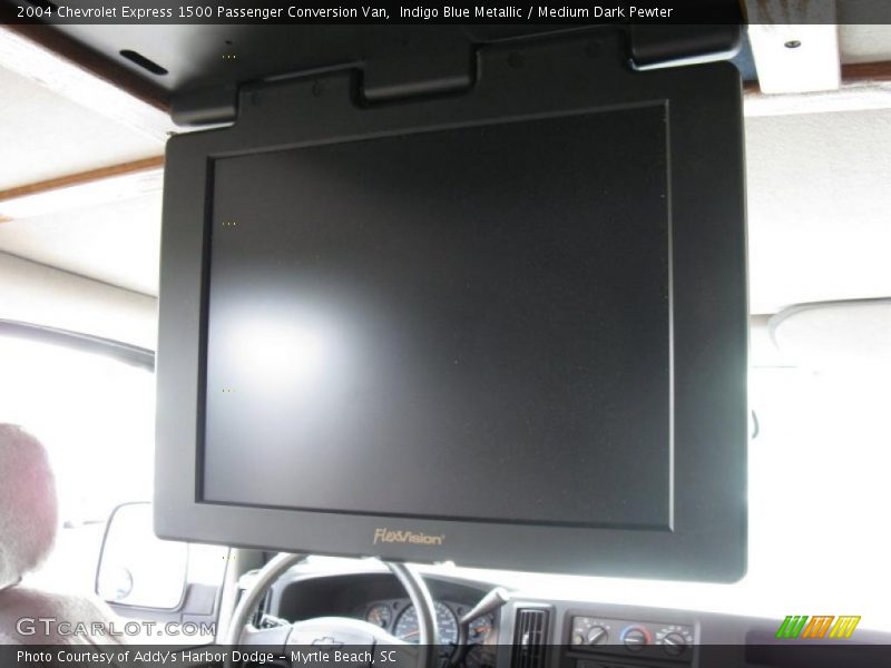 Indigo Blue Metallic / Medium Dark Pewter 2004 Chevrolet Express 1500 Passenger Conversion Van