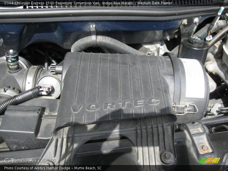 Indigo Blue Metallic / Medium Dark Pewter 2004 Chevrolet Express 1500 Passenger Conversion Van