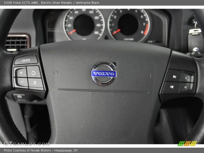 Electric Silver Metallic / Anthracite Black 2008 Volvo XC70 AWD