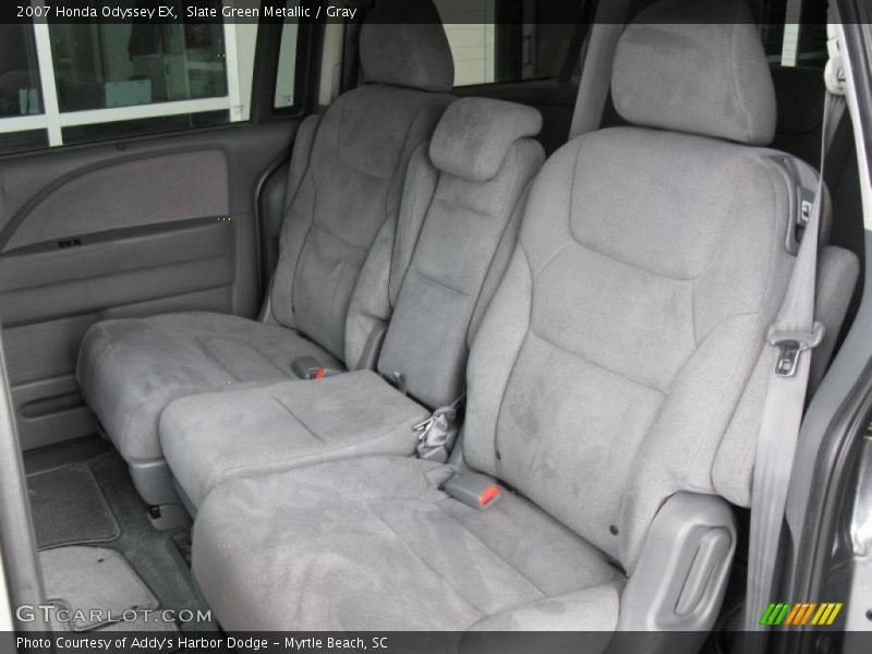 Slate Green Metallic / Gray 2007 Honda Odyssey EX