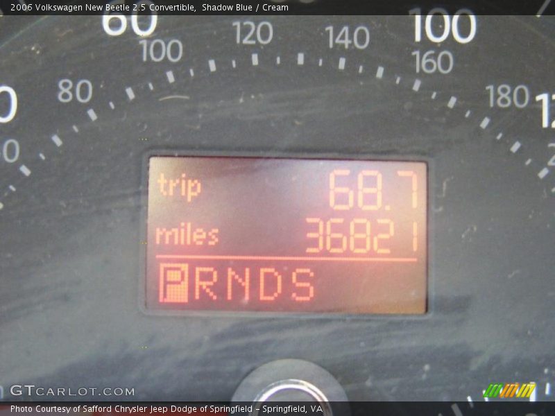 Shadow Blue / Cream 2006 Volkswagen New Beetle 2.5 Convertible