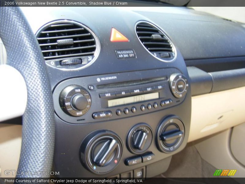 Shadow Blue / Cream 2006 Volkswagen New Beetle 2.5 Convertible