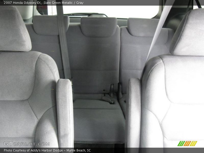 Slate Green Metallic / Gray 2007 Honda Odyssey EX