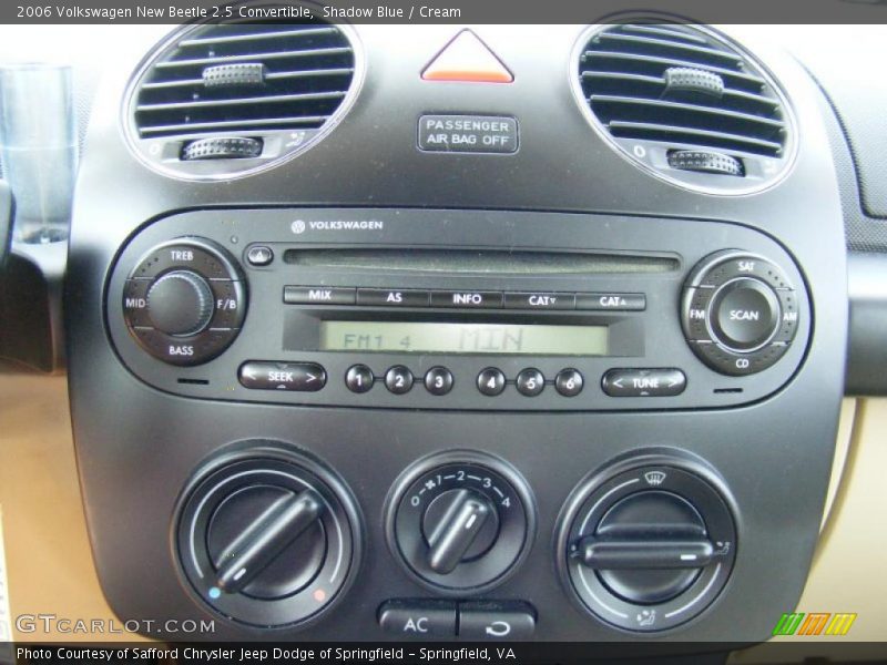 Shadow Blue / Cream 2006 Volkswagen New Beetle 2.5 Convertible