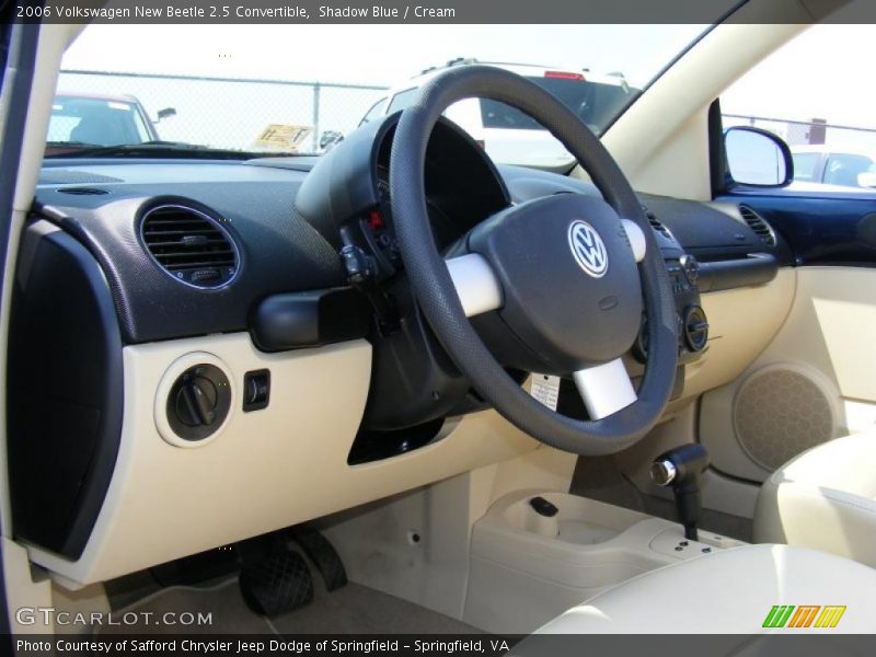 Shadow Blue / Cream 2006 Volkswagen New Beetle 2.5 Convertible