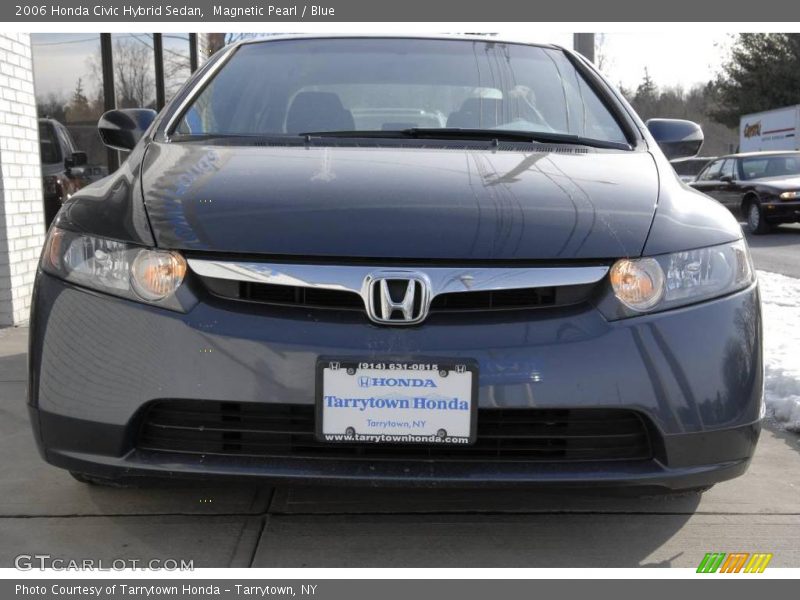 Magnetic Pearl / Blue 2006 Honda Civic Hybrid Sedan