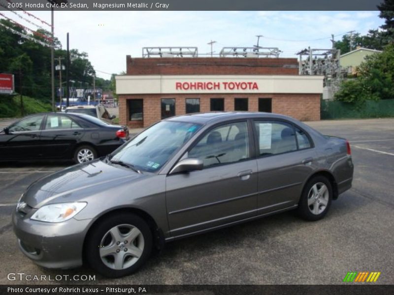 Magnesium Metallic / Gray 2005 Honda Civic EX Sedan