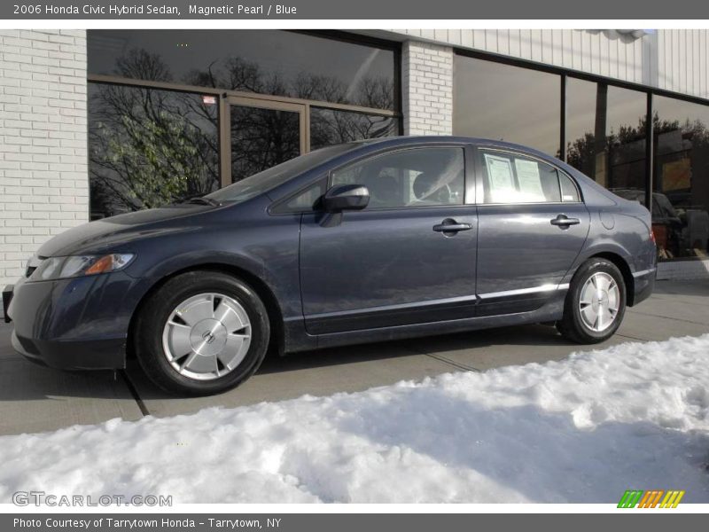 Magnetic Pearl / Blue 2006 Honda Civic Hybrid Sedan