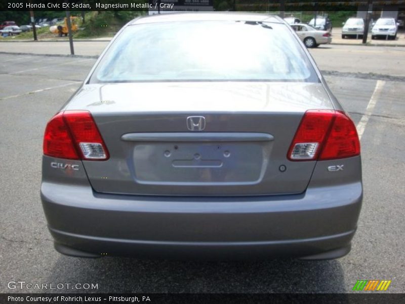 Magnesium Metallic / Gray 2005 Honda Civic EX Sedan