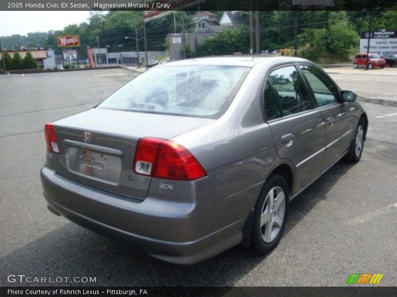 Magnesium Metallic / Gray 2005 Honda Civic EX Sedan