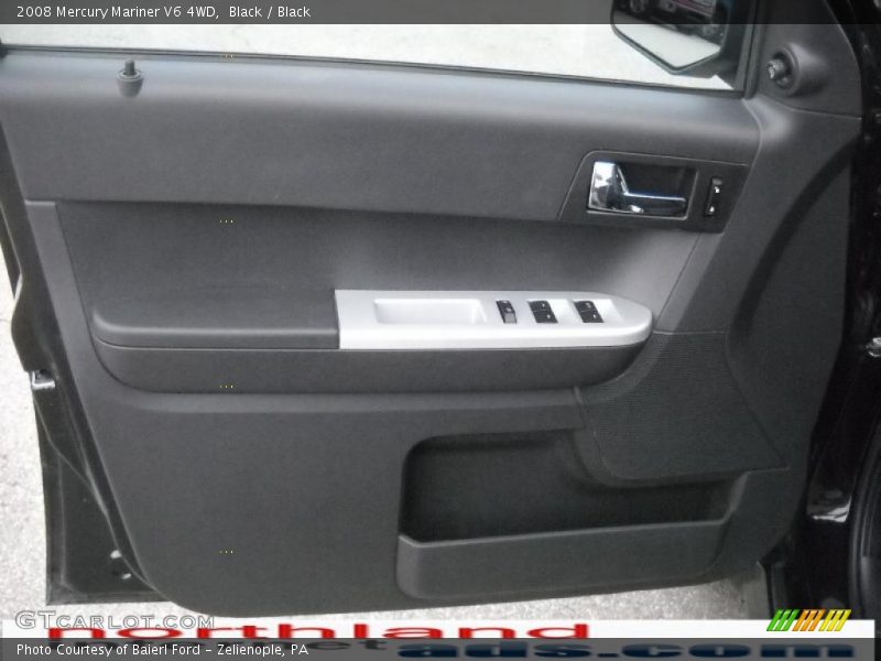 Black / Black 2008 Mercury Mariner V6 4WD