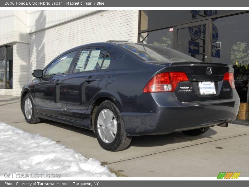 Magnetic Pearl / Blue 2006 Honda Civic Hybrid Sedan