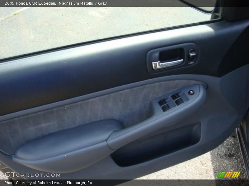 Magnesium Metallic / Gray 2005 Honda Civic EX Sedan
