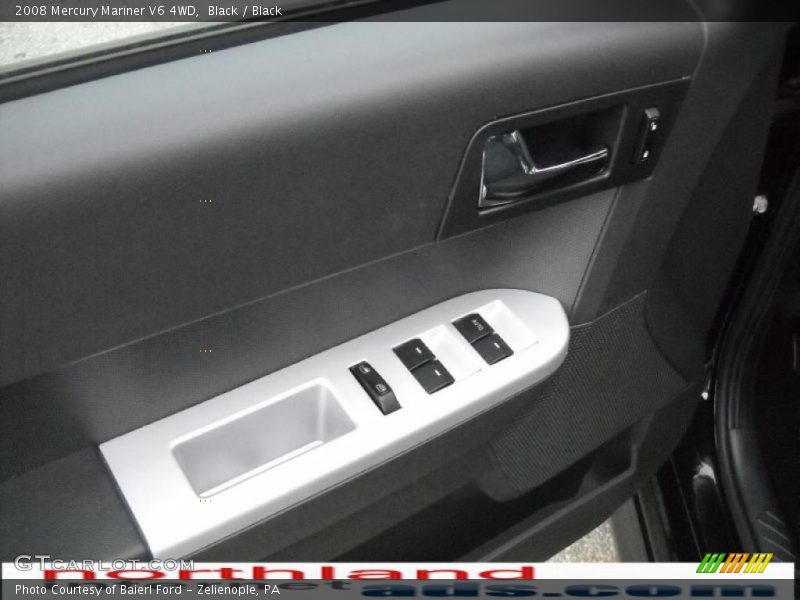 Black / Black 2008 Mercury Mariner V6 4WD