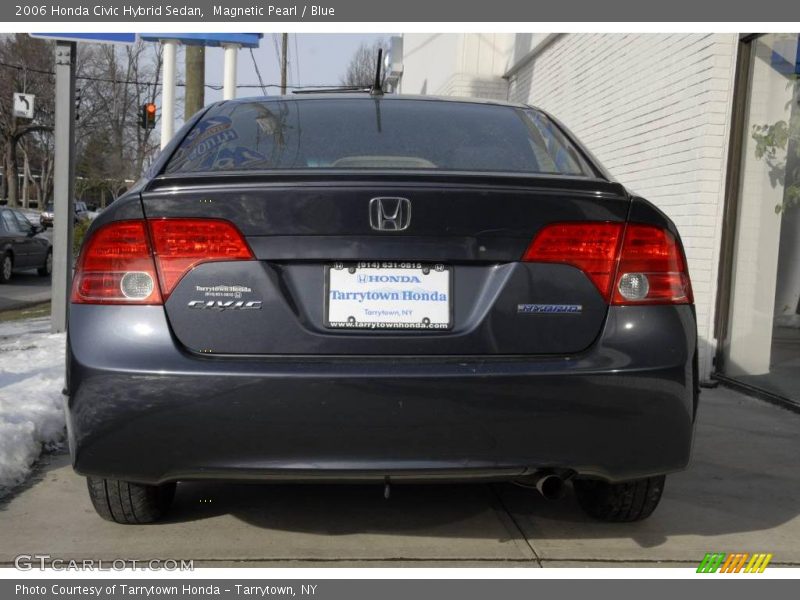 Magnetic Pearl / Blue 2006 Honda Civic Hybrid Sedan