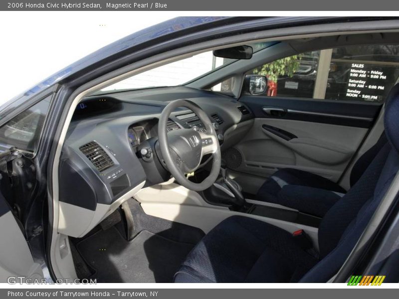 Magnetic Pearl / Blue 2006 Honda Civic Hybrid Sedan