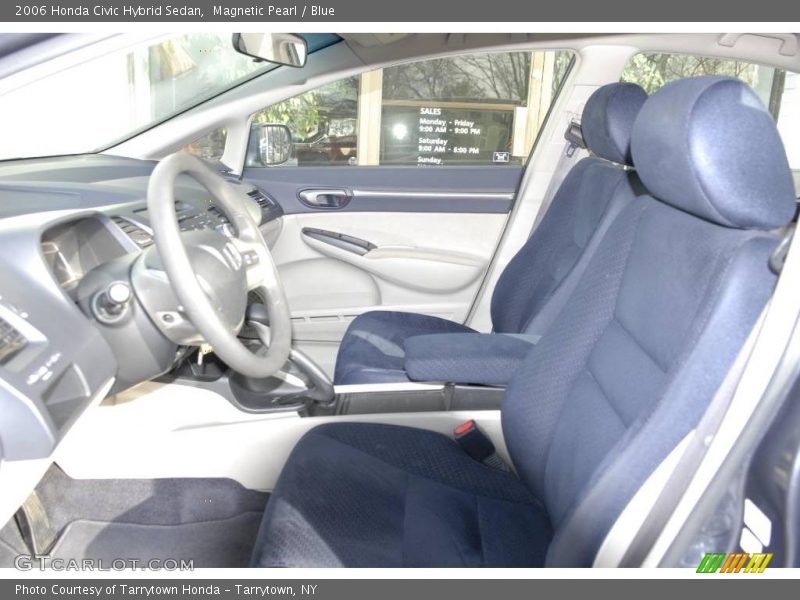 Magnetic Pearl / Blue 2006 Honda Civic Hybrid Sedan
