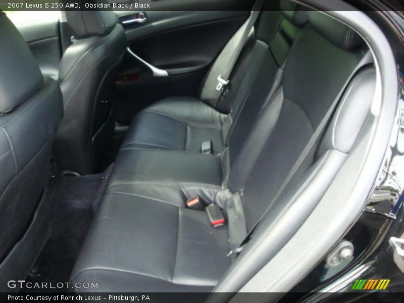 Obsidian Black / Black 2007 Lexus IS 250 AWD