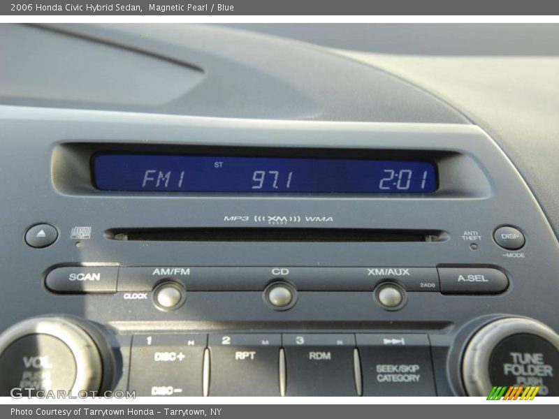 Magnetic Pearl / Blue 2006 Honda Civic Hybrid Sedan