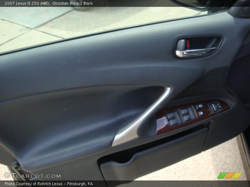 Obsidian Black / Black 2007 Lexus IS 250 AWD